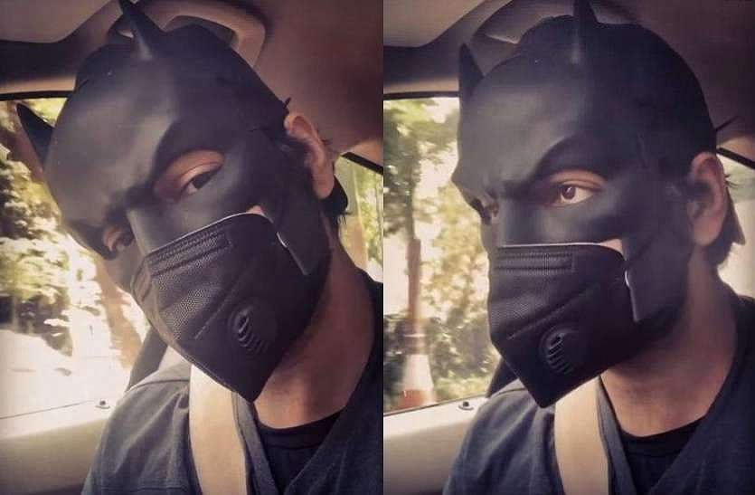 ബാറ്റ്മാന്റെ മുഖംമൂടിയണിഞ്ഞ് മുംബൈ തെരുവിൽ ഭക്ഷണവുമായി യുവതാരം; വിഡിയോ