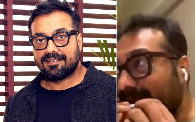അനുരാ​ഗ് കശ്യപ് ചുരുട്ടുന്നത് കഞ്ചാവെന്ന് ആരോപണം; പുകയിലയെന്ന് മറുപടി; വൈറലായി വിഡിയോ