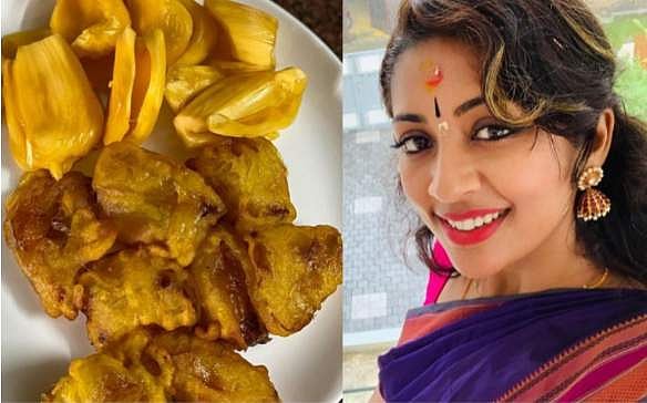 പഴംപൊരി പോലെ ഒരു ചക്കപ്പൊരി; പുത്തൽ പരീക്ഷണവുമായി നവ്യ, കൊതിയൂറും വിഭവം 