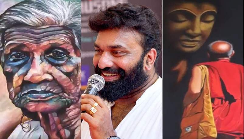 ലോക്ക്ഡൗണിലെ ഓരോ ദിവസങ്ങളിലും ഒരോ ചിത്രം; 21 പെയിന്റിങ്സുമായി കോട്ടയം നസീർ; വിഡിയോക്ക് കയ്യടി