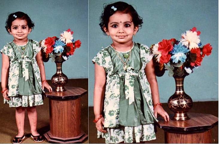 'ജെംസും വന്നില്ല ഒരു കുന്തോം വന്നില്ല! ഒരു വിചിത്ര ചിരിയുമായി ഞാന്‍ പ്ലിങ്ങി'; കുട്ടിക്കാല ചിത്രവുമായി മലയാളത്തിന്റെ സൂപ്പർനായിക 