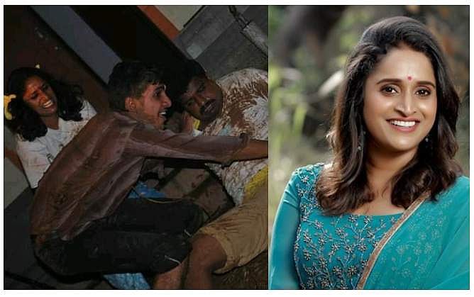 ചെളിയിൽ കുളിച്ച് ദിലീഷ് പോത്തന്‍ അലറിക്കരഞ്ഞ് സുരഭി ലക്ഷ്മിയും; ചിത്രം വൈറൽ 