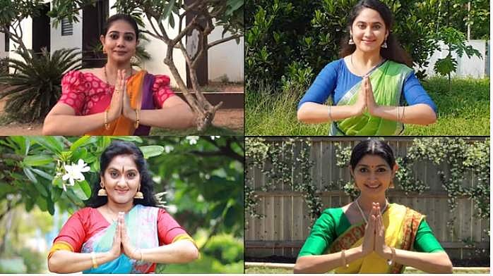 കാത്തിടാം കേരളത്തെ; പ്രതിരോധം ഓർമ്മിപ്പിച്ച് നൃത്തവുമായി താരസുന്ദരിമാർ, വിഡിയോ 