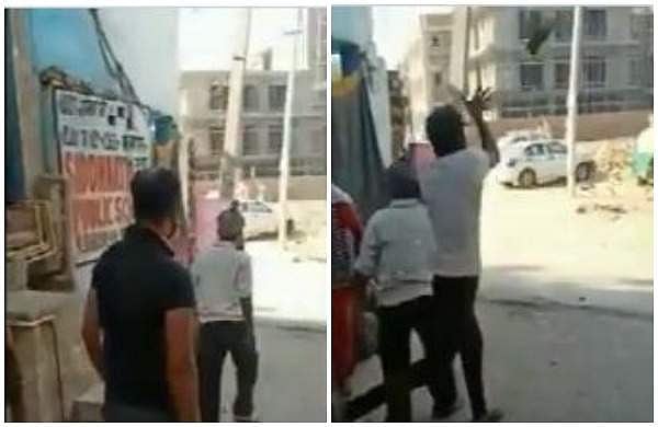 അതിര്‍ത്തി കടക്കാന്‍ സമ്മതിച്ചില്ല; കുടിയേറ്റ തൊഴിലാളികള്‍ അക്രമാസക്തരായി; പൊലീസിന് നേരെ കല്ലേറ് (വീഡിയോ)