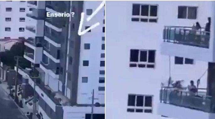 അതി സാഹസികത; കുഞ്ഞിന്റെ ജീവന്‍ ഇങ്ങനെ പണയപ്പെടുത്തരുത്; നെഞ്ചിടിപ്പിക്കുന്ന വീഡിയോ