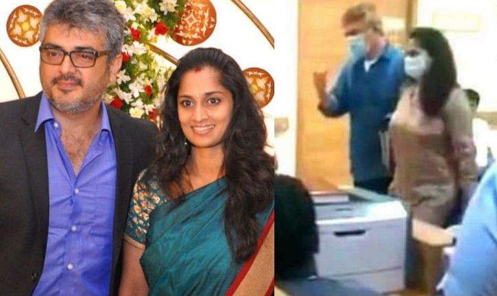 മാസ്ക് ധരിച്ച് അജിത്തും ശാലിനിയും ആശുപത്രിയിൽ, വിഡിയോ പുറത്ത്; ആശങ്കയിൽ ആരാധകർ 