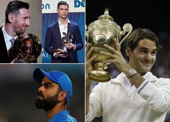 മെസിയേയും ക്രിസ്റ്റിയാനോയേയും മറികടന്ന് റോജര്‍ ഫെഡറര്‍, ഏറ്റവും കൂടുതല്‍ പ്രതിഫലം വാങ്ങുന്ന താരം; കുതിച്ച് കോഹ്‌ലിയും