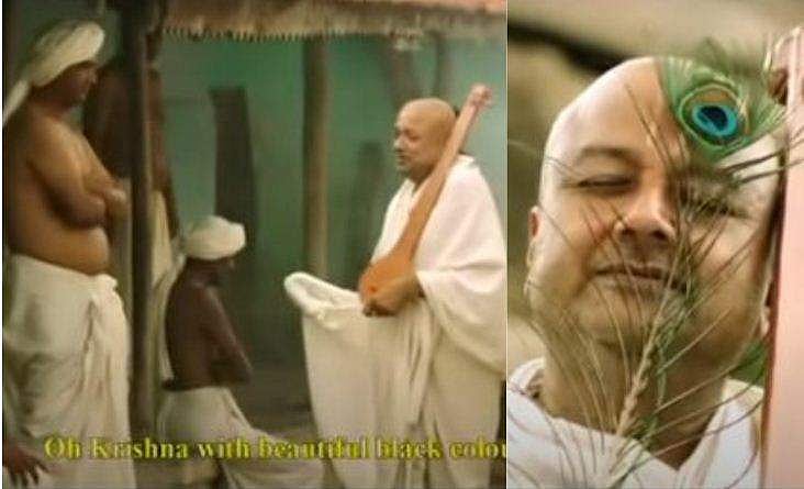 തെരുവിൽ പാട്ടുപാടി ഭിക്ഷയാചിക്കുന്ന കുചേലൻ; ജയറാമിന്റെ സംസ്കൃത സിനിമയിലെ ​ഗാനം