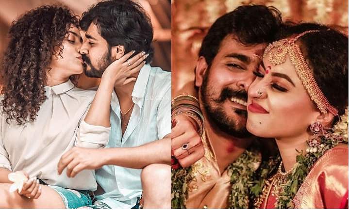 നിങ്ങൾ ഭ്രാന്തമായി പ്രണയിക്കുമ്പോൾ സമയം പറന്നുപോകുമെന്ന് പേളി, അവളുടെയും എന്റെയും ആത്മാവ് ഒന്നെന്ന് ശ്രീനിഷും; ഒന്നാം വാർഷികം 