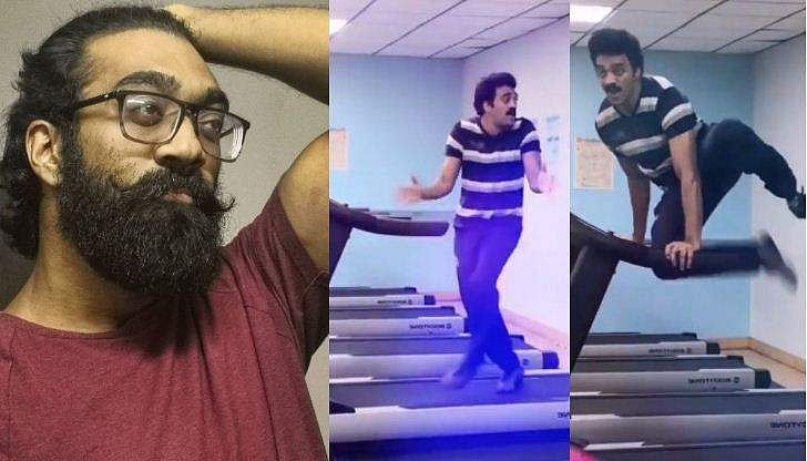 അപാര ബാലൻസും എക്സ്പ്രഷനും; വൈറലായി അശ്വിന്റെ ട്രെഡ്മിൽ ഡാൻസ്