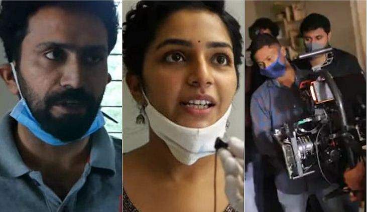 ഷെെൻ-രജിഷ ചിത്രത്തിന്റെ ഷൂട്ടിങ് തുടങ്ങി, ടീമിൽ 30 പേർ മാത്രം; സിനിമ സെറ്റിലെ വിശേഷങ്ങൾ, വിഡിയോ 