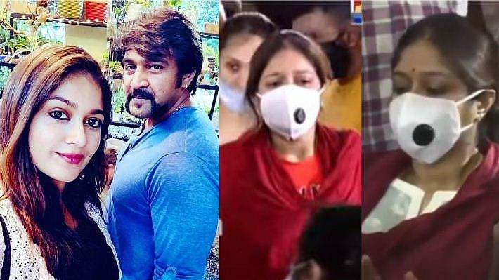 ചിരഞ്ജീവിയുടെ വിയോ​ഗത്തിൽ തകർന്ന് മേഘ്ന രാജ്; നടി മൂന്ന് മാസം ​ഗർഭിണി