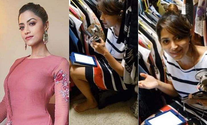 അലമാരയ്ക്കുള്ളിൽ ഇരുന്ന് മംമ്ത മോഹൻദാസിന്റെ പാട്ട് റെക്കോഡിങ്; ആരാധകരെ ചിരിപ്പിച്ച് വിഡിയോ