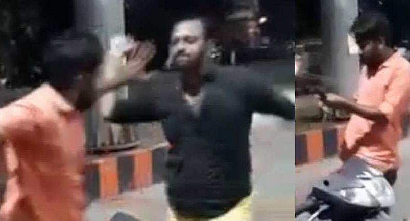 വാക്കുതര്‍ക്കം;  പേടിപ്പിക്കാന്‍ കത്തി വീശി; നാട്ടുകാര്‍ പിടികൂടി കെട്ടിയിട്ടു