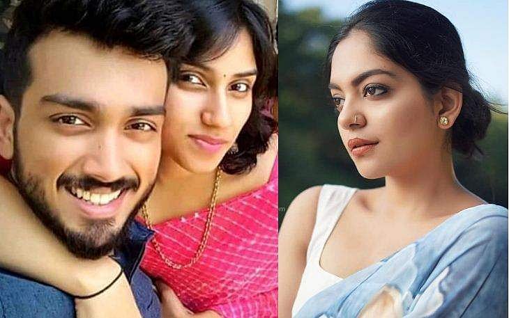 സൈബർ ബുള്ളീസിനോട് അഹാനയുടെ ഡയലോ​ഗ് പറഞ്ഞ് കാളിദാസ്, ഒപ്പം ചക്കിയും; വിഡിയോ
