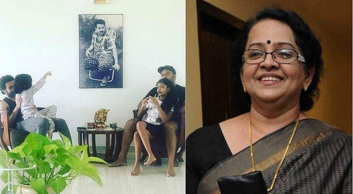 അച്ഛനൊപ്പം പൃഥ്വിയുടേയും ഇന്ദ്രന്റേയും ചിത്രം; വീക്കെൻഡുകൾ അമ്മയ്ക്കൊപ്പം ചെലവഴിക്കൂ എന്ന് മല്ലിക; വൈറൽ