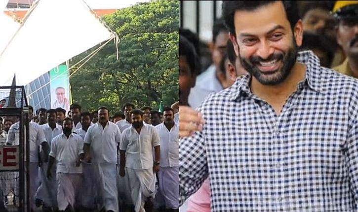 'ആരായാലും കറക്ട് ടൈമിൽ ബാരിക്കേഡ് വലിച്ചു തുറക്കണം, മൈക്കിലൂടെ പൃഥ്വി വിളിച്ചുപറഞ്ഞു'; ലൂസിഫറിലെ മാസ് രം​ഗം പിറന്നത്