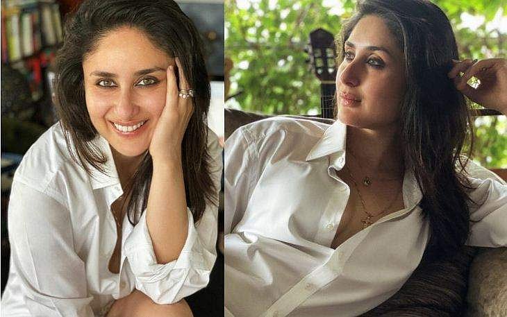 ഭര്‍ത്താവിന്റെ ഷര്‍ട്ട് കടമെടുത്ത് കരീനയുടെ സ്‌റ്റൈലിഷ് ഫോട്ടോഷൂട്ട്; സെയിഫ് മികച്ച ഭര്‍ത്താവെന്നും താരം