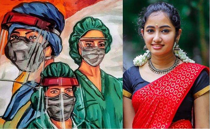 സ്വാതന്ത്യദിനത്തില്‍ ഇവരാണ് യഥാര്‍ത്ഥ പോരാളികള്‍; ശ്രദ്ധ നേടി പൊന്നാനിക്കാരി അനുപമയുടെ വര  