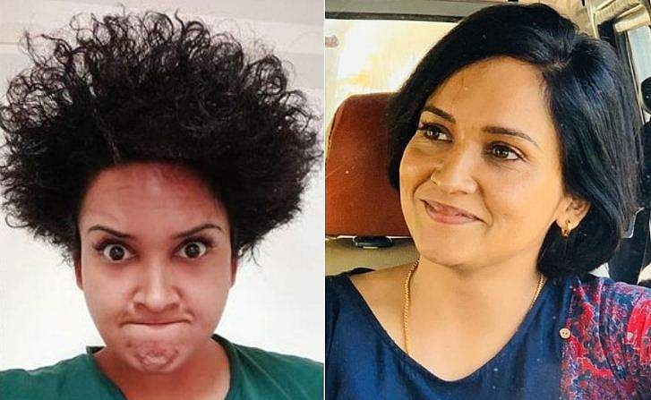 'മുടി ഒന്ന് ചുരുട്ടാന്‍ ശ്രമിച്ചു, ഇനി ആവര്‍ത്തിക്കില്ല'; ലെനയെക്കണ്ട് 'ഷോക്കടിച്ച്' ആരാധകര്‍ 