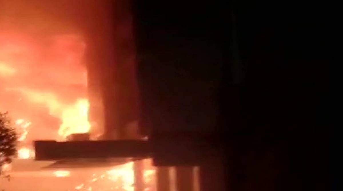 കോവിഡ് കെയര്‍ സെന്ററിന് തീപിടിച്ചു; ഏഴ് കോവിഡ് രോഗികള്‍ക്ക് ദാരുണാന്ത്യം