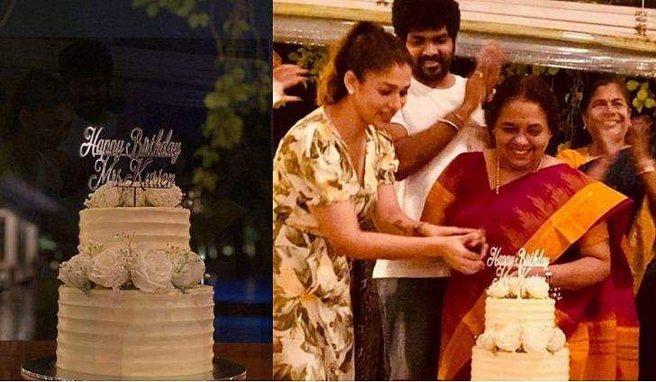 ഗോവയിൽ  നയൻതാരയുടെ അമ്മയുടെ പിറന്നാൾ ആഘോഷം; കേക്ക് മുറിക്കാൻ വിഘ്നേശും കുടുംബവും, ചിത്രങ്ങൾ 