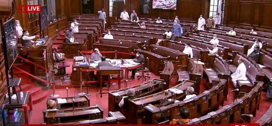 'കര്‍ഷകര്‍ക്കുളള മരണവാറണ്ട്'; രാജ്യസഭയില്‍ കാര്‍ഷിക ബില്ലുകള്‍ക്കെതിരെ പ്രതിപക്ഷ പ്രതിഷേധം 