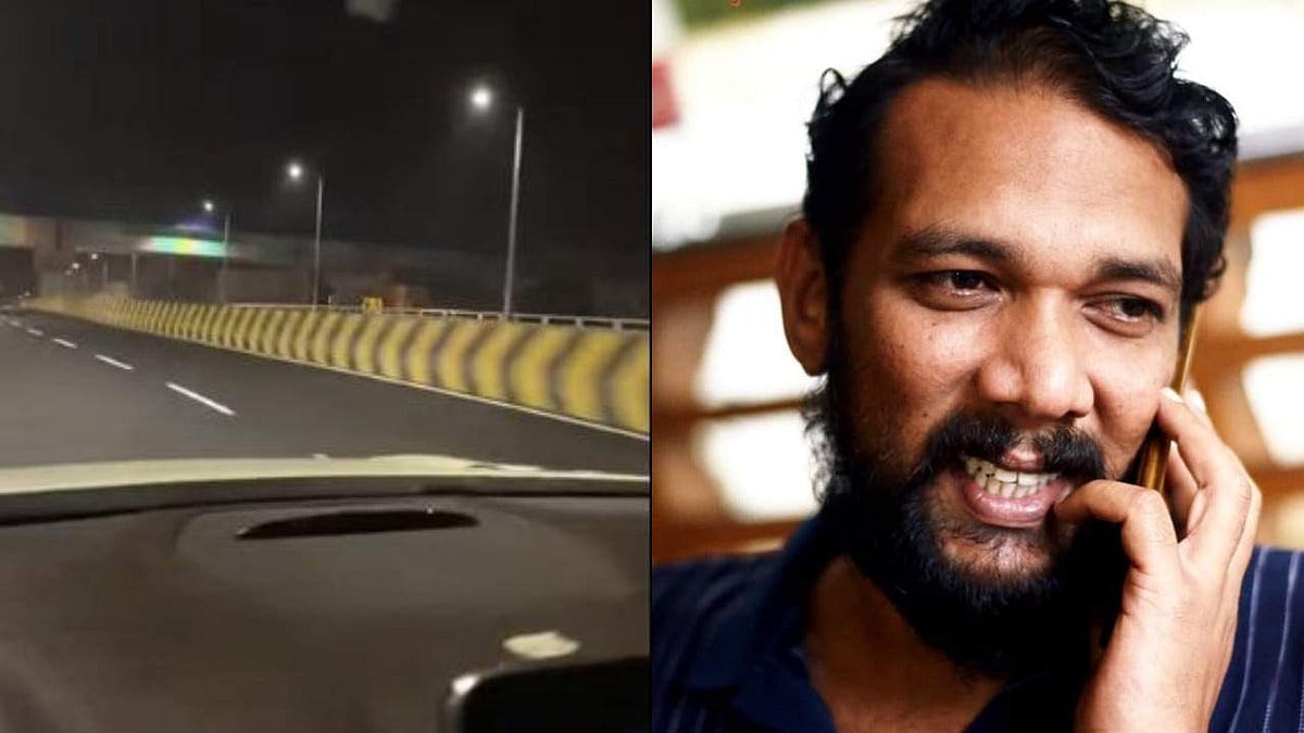 'തല ഇടിച്ച് ചിതറി മരിച്ചേനെ, തലനാരിഴക്ക് രക്ഷപെട്ടു, ഇനിയും മുന്നറിയിപ്പുമായി വരണേ'; വൈറ്റില മേല്‍പ്പാലത്തിലൂടെ കാറുമായി സാബുമോന്‍- വീഡിയോ