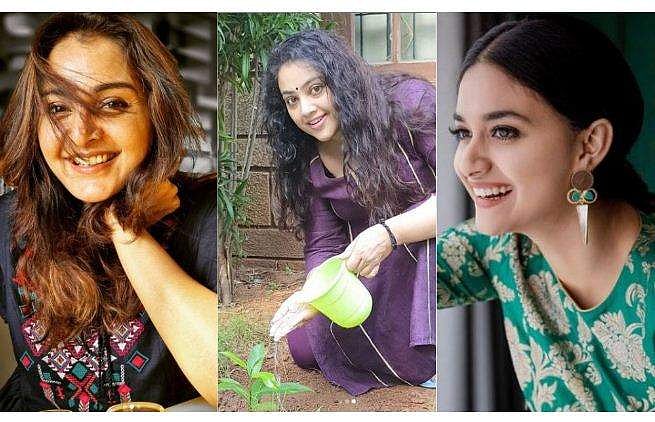 മഞ്ജു വാര്യരെയും കീർത്തിയെയും വെല്ലുവിളിച്ച് മീന; ഇത് ഗ്രീൻ ഇന്ത്യ ചാലഞ്ച്  