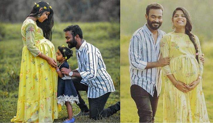 'തിയ്യമ്മ അവളുടെ പങ്കാളിക്കായി കാത്തിരിക്കുകയാണ്', രണ്ടാമതും അച്ഛനാകുന്ന സന്തോഷത്തിൽ ശരത് അപ്പാനി; ചിത്രം