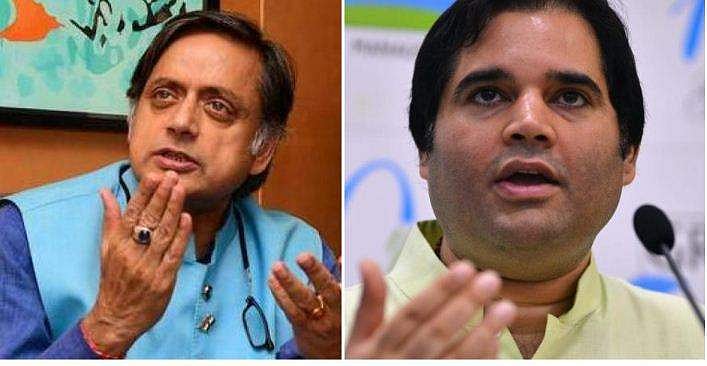'ആ പതാക ഒരു മുന്നറിയിപ്പ്' എന്ന് തരൂര്‍ ; 'ആ വംശവെറിയൻ താങ്കളുടെ സുഹൃത്തെന്ന്' വരുണ്‍ ഗാന്ധി ; ട്വിറ്ററില്‍ വാക്‌പോര്