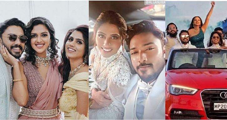 അമല പോളിന്റെ സഹോദരൻ വിവാഹിതനായി, ആഘോഷമാക്കി താരം; വിഡിയോ