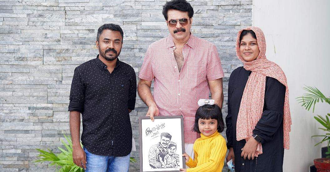 മമ്മൂക്ക എന്റെ വാപ്പയുടെ ക്ലാസ്മേറ്റാണോ; സൂപ്പർതാരത്തെ കണ്ട പീലി മോളുടെ സംശയം