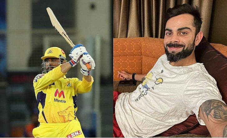 'സീറ്റിൽ നിന്ന് ഞാൻ ചാടിയെണീറ്റു, ദി കിങ് ഈസ് ബാക്ക്'; ധോനിയുടെ ഫിനിഷിൽ ആവേശഭരിതനായി കോഹ് ലി 