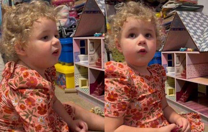 "തലപുകയ്ക്കണ്ട, നിങ്ങള്‍ ചെയ്യുന്നത് തുടരൂ"; ചെറിയ വായിലെ വലിയ വര്‍ത്തമാനം അല്ല, കുട്ടിക്കുറുമ്പിയുടെ ഉപദേശം വൈറല്‍, വിഡിയോ 