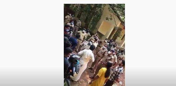 'ആര്‍എസ്എസുകാരന്‍ ആവല്ലെടാ'; എംജി സര്‍വകലാശാല സെനറ്റ് തെരഞ്ഞെടുപ്പില്‍ എസ്എഫ്‌ഐ-എഐഎസ്എഫ് സംഘര്‍ഷം (വീഡിയോ)