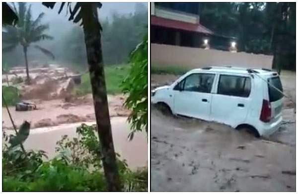 തെക്കന്‍ കേരളത്തില്‍ കനത്ത മഴ; പുനലൂരില്‍ മലവെള്ളപ്പാച്ചില്‍ (വീഡിയോ)