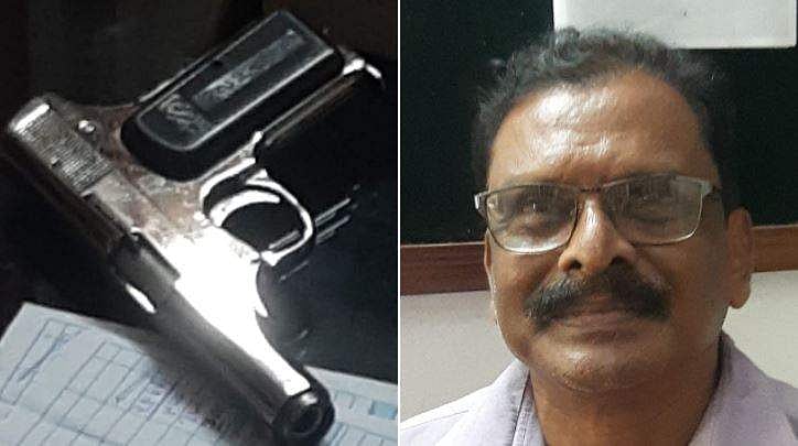 അയൽവാസിയുമായി തർക്കം; ആകാശത്തേക്ക് വെടിയുതിർത്തു; മുൻ സായ് പരിശീലകൻ പിടിയിൽ