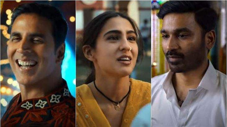 പ്രണയത്തിൽ കുടുങ്ങിപ്പോയ മൂന്നു പേർ, മനം നിറച്ച് ധനുഷും സാറയും അക്ഷയും; ‘അത്രംഗി രേ’ ട്രെയിലർ