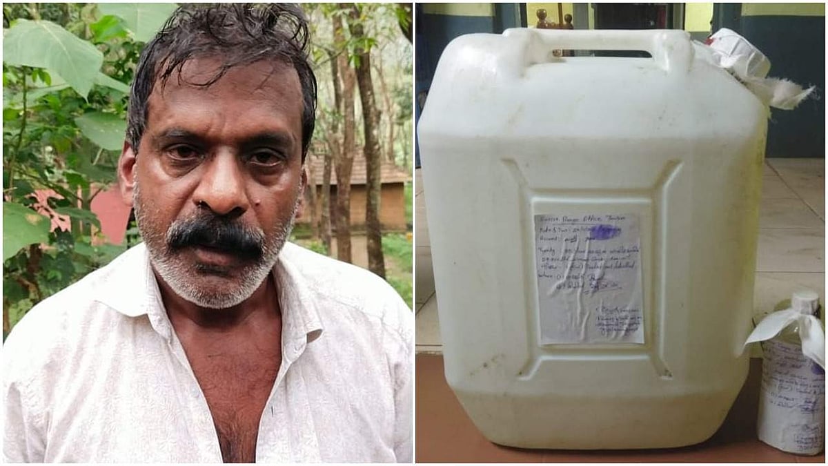 പശു വളര്‍ത്തലിന്റെ മറവില്‍ ചാരായ വില്‍പ്പന; കുടിക്കാനെത്തുന്നവര്‍ക്ക് ഭക്ഷണം; പ്രതി അറസ്റ്റില്‍