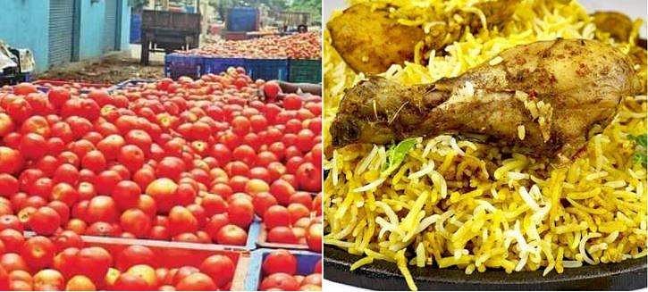ഒരു കിലോ തക്കാളി നൽകിയാൽ ചിക്കൻ ബിരിയാണി ഫ്രീ! കിടിലൻ ഓഫർ