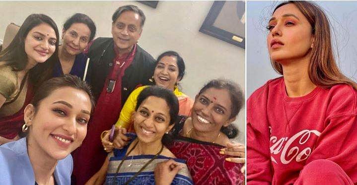 ‘സർ, ആ സെൽഫി എടുത്തത് അദ്ദേഹം അല്ല, ഞാനാണ് ‘- തരൂരിനെ പിന്തുണച്ച് മിമി ചക്രബർത്തി