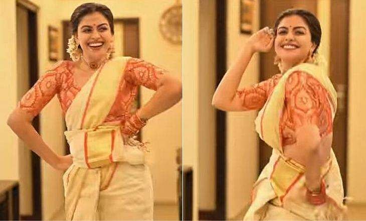 ട്രെൻഡിനൊപ്പം അനുശ്രീയും; ‘സാമി… സാമി’ പാട്ടിനൊപ്പം ചുവടുവച്ച് താരം, വിഡിയോ 