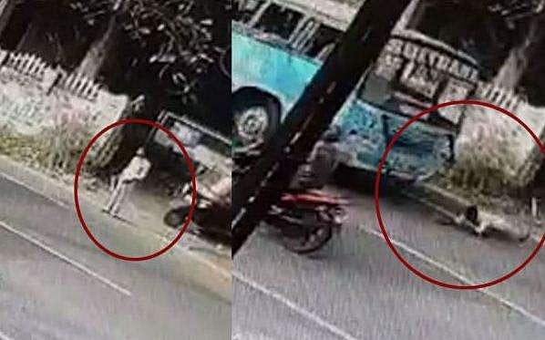 റോഡിൽ കമിഴ്ന്നു കിടന്നു, ബസ് ശരീരത്തിലൂടെ കയറിയിറങ്ങി; അന്യസംസ്ഥാന തൊഴിലാളിക്ക് ​ഗുരുതര പരുക്ക്