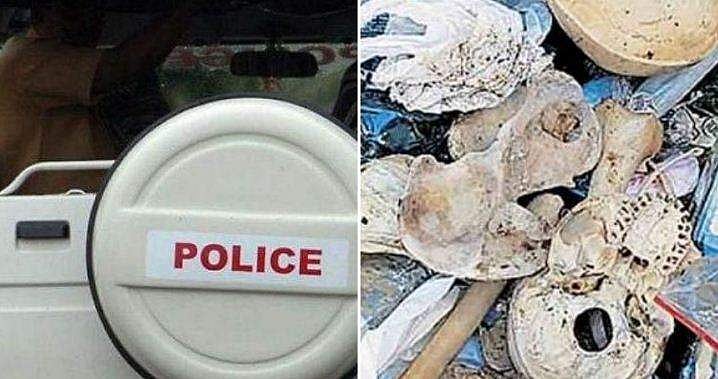 വീട്ടുപറമ്പില്‍ മാലിന്യങ്ങള്‍ക്കൊപ്പം അസ്ഥികൂടം, മെഡിക്കല്‍ പഠനത്തിന് ഉപയോഗിച്ചതാകാമെന്ന് പൊലീസ്‌