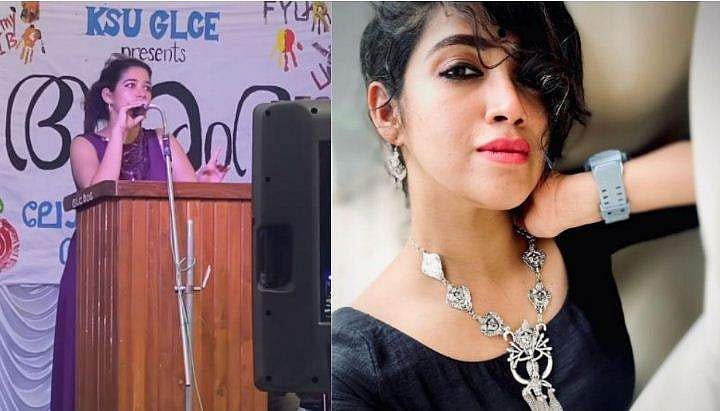 'ഈ കൂവലൊക്കെ എനിക്ക് കയ്യടിയാണ്'; ലോ കോളജിൽ മുഖ്യാതിഥിയായി അഭിരാമി സുരേഷ്; വിഡിയോ