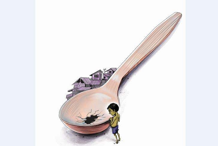 വിശപ്പിന് മുന്‍പില്‍ നിയമം കണ്ണുകെട്ടി കളിക്കുമ്പോള്‍