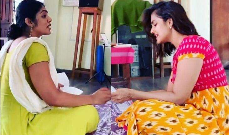 പാട്ടു പഠിക്കാനായി സിംഹത്തിന്റെ മടയിലെത്തിയ റിമയും രമ്യയും; ശേഷം കഥ വിഡിയോയില്‍