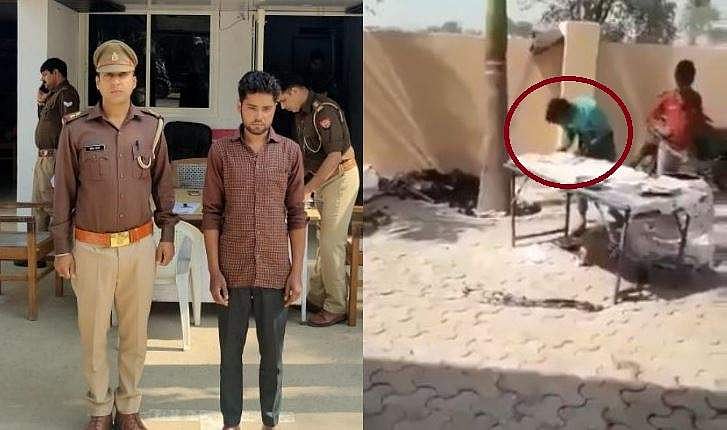റൊട്ടിയുണ്ടാക്കാൻ കുഴച്ച മാവിൽ തുപ്പി, വിഡിയോ വൈറലായി; യുവാവ് അറസ്റ്റിൽ 