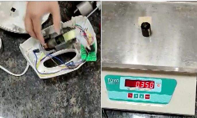 ഇലക്ട്രോണിക്‌സ് ഉപകരണങ്ങളുടെ ഉള്ളില്‍ ഒളിപ്പിച്ചു കടത്താന്‍ ശ്രമം ; കരിപ്പൂരില്‍ 16 ലക്ഷം രൂപയുടെ സ്വര്‍ണം പിടികൂടി